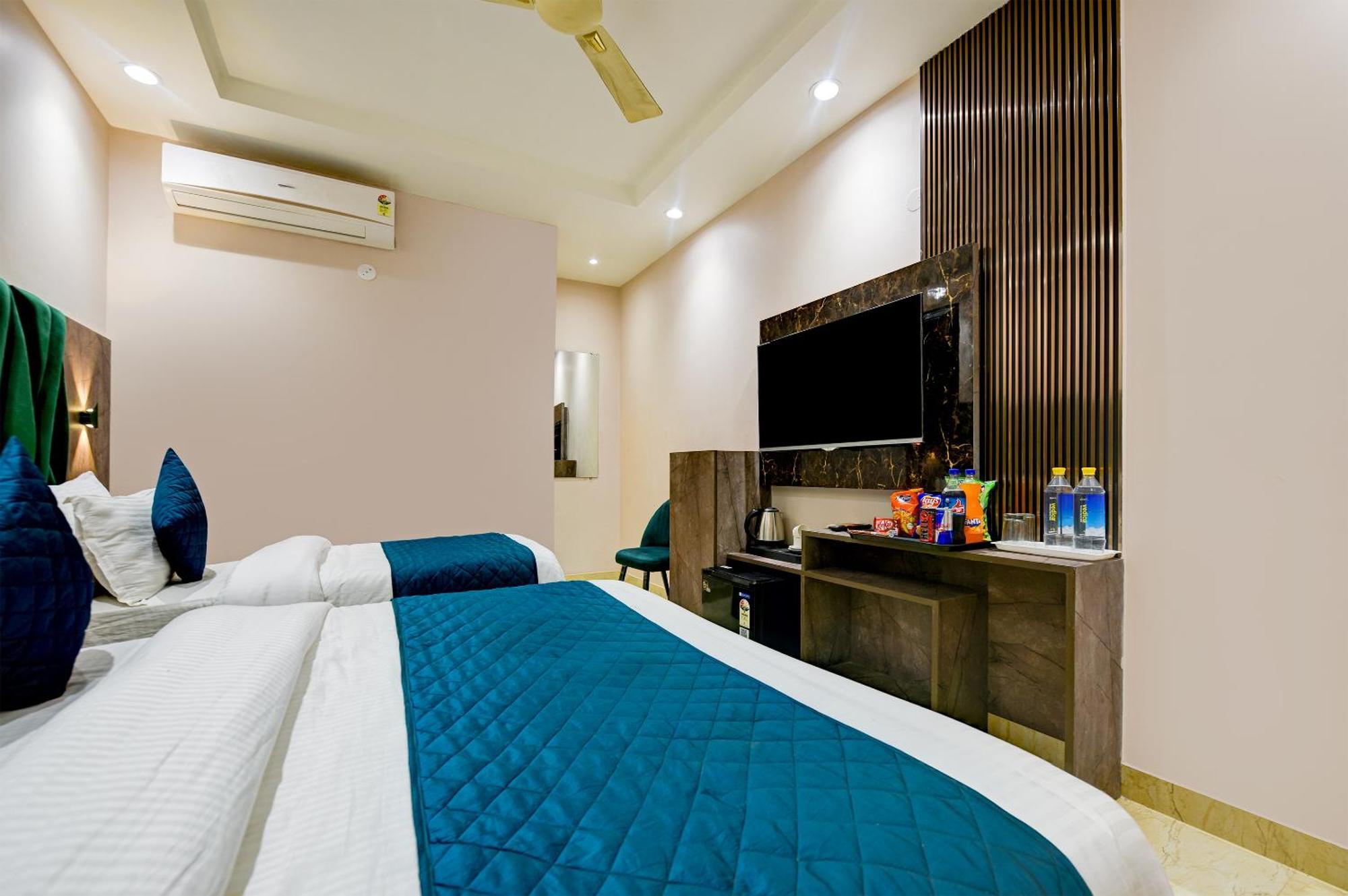 The Pearl Plaza Hotel In City Centre - Near New Delhi Railway Station Eksteriør billede