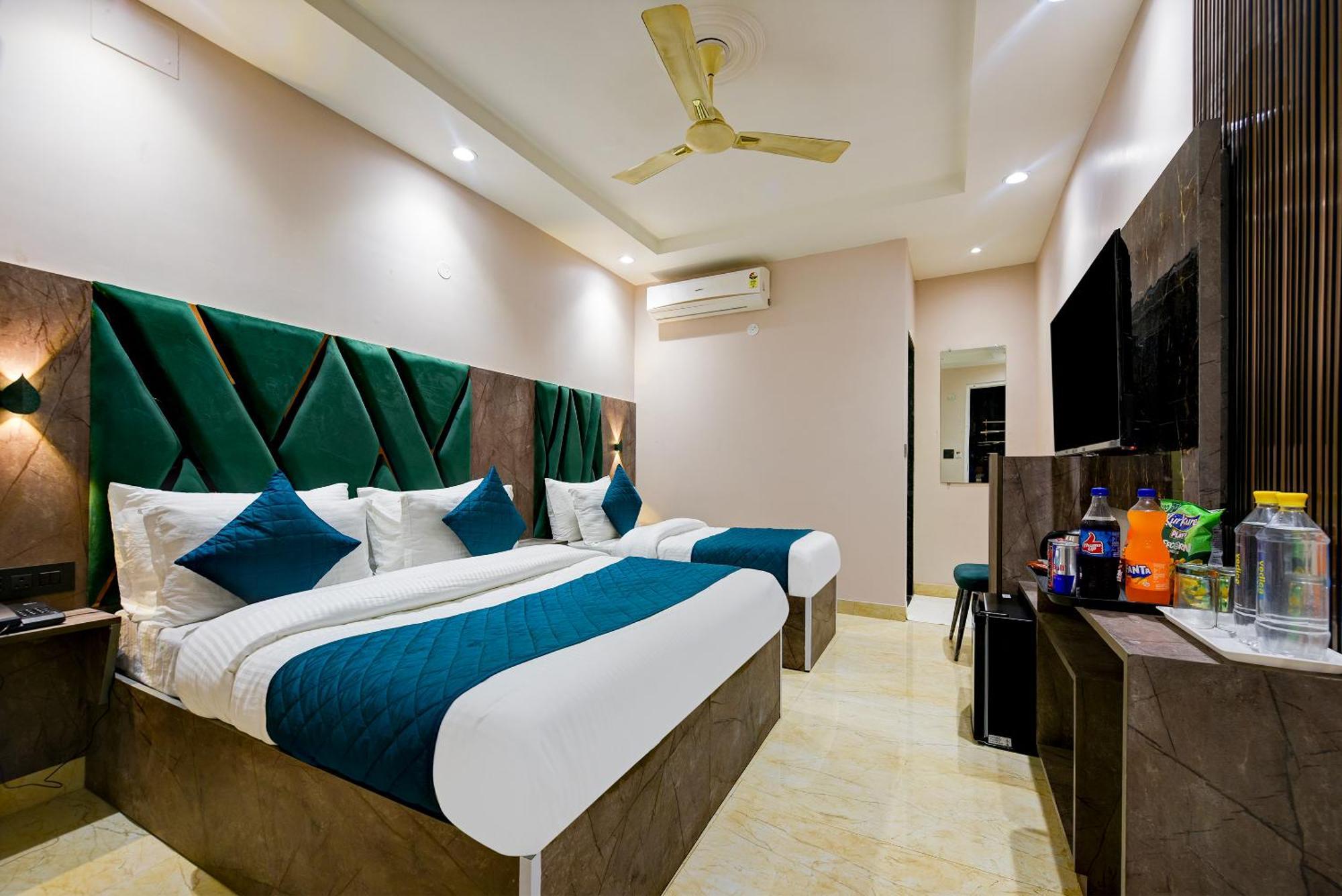 The Pearl Plaza Hotel In City Centre - Near New Delhi Railway Station Eksteriør billede